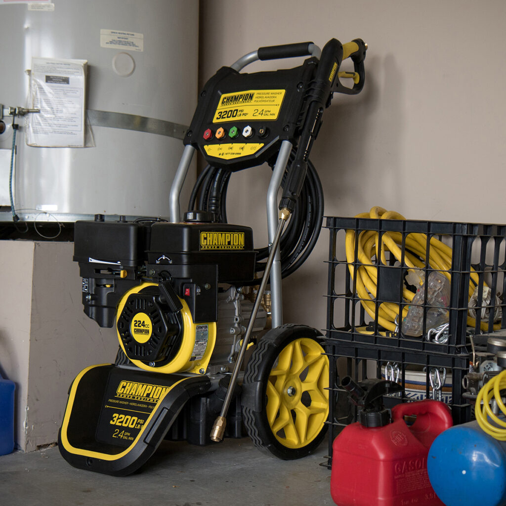 Champion 100384 Petrol Pressure Washer 3200PSI Generators Direct