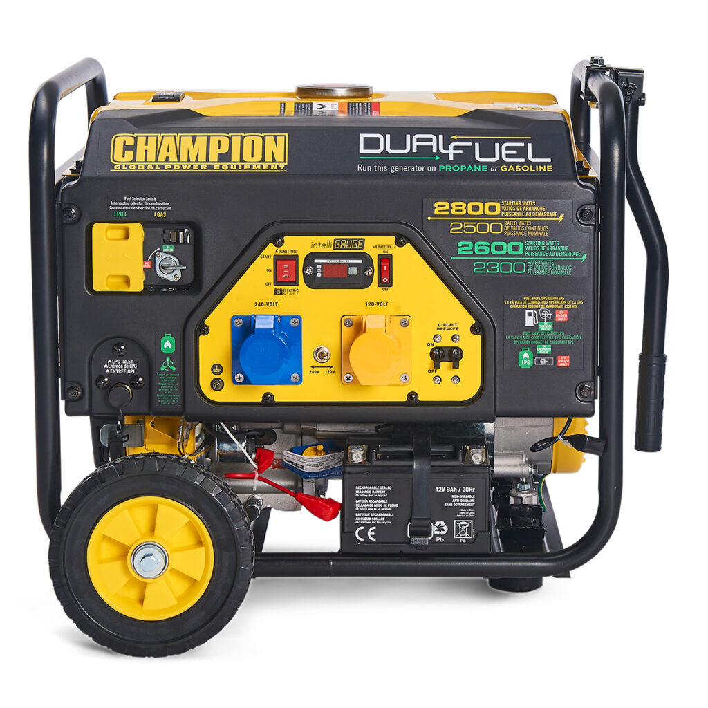Champion CPG3500E2DF Dual Fuel Generator Generators Direct