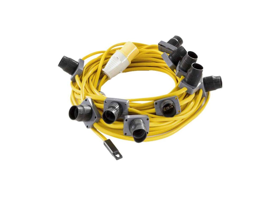 Defender 22m ES LED Festoon Kit (GLS Style Bulb) 110V 16A Generators