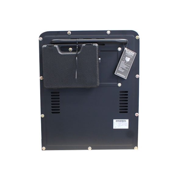 Bottom of hyundai DHY6000SE diesel generator.