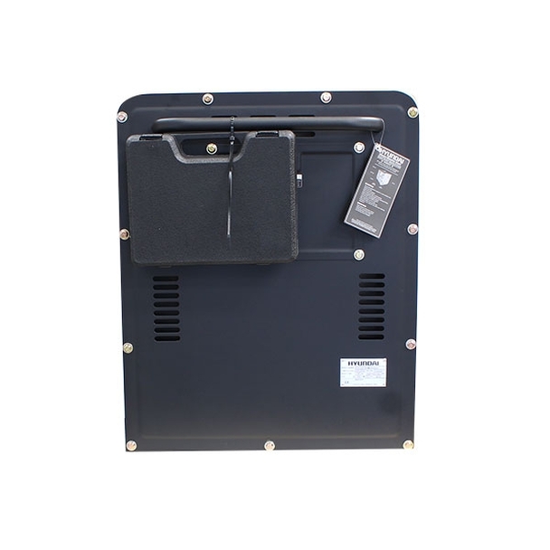 Bottom of hyundai DHY6000SE diesel generator.