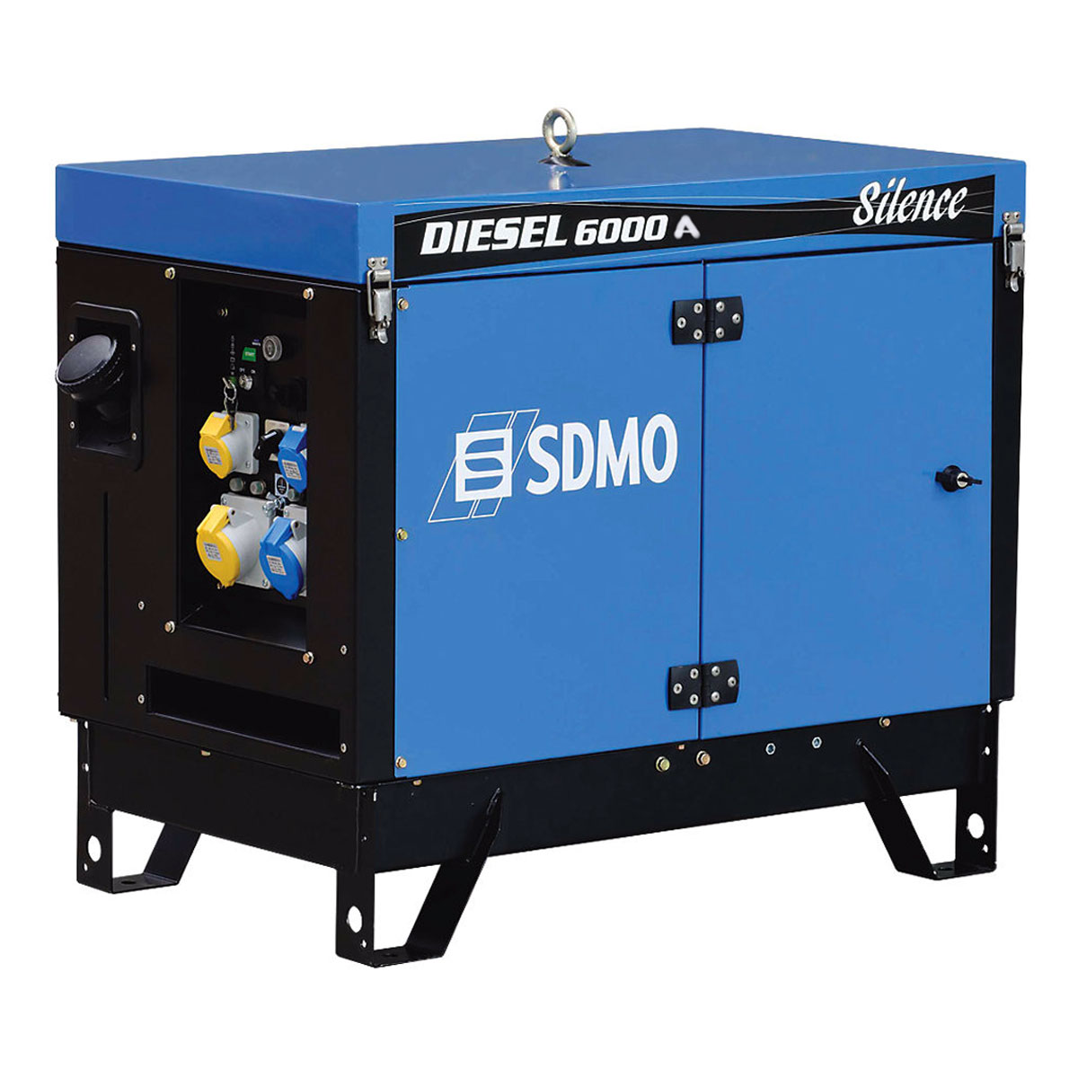 SDMO 6000A Silent Diesel Generator with Wheel Kit