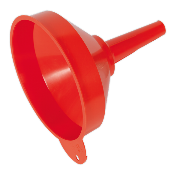Sealey Funnel Medium 200mm Fixed Spout with Filter