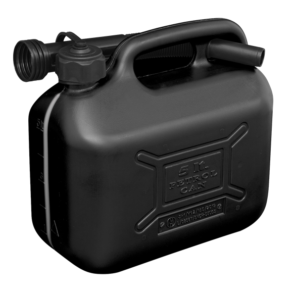 Sealey-JC5B.V2-5L-Fuel-Can-Black