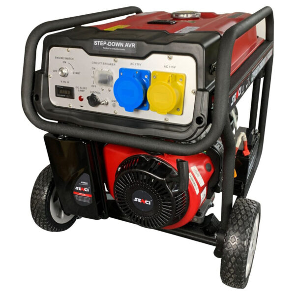 Senci SC9000-II Petrol Generator showing panel.