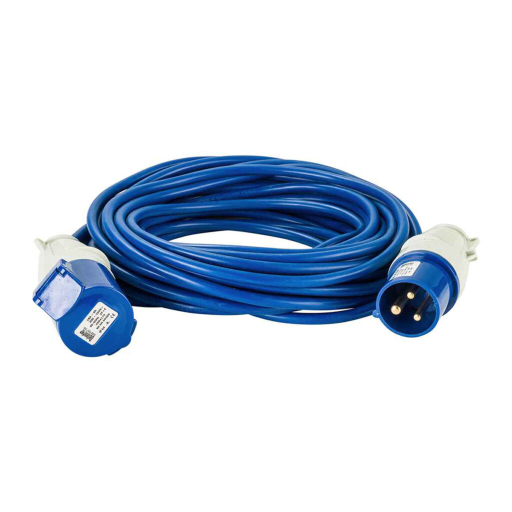 240V 16A Extension Cable 14m x 1.5mm Generators Direct