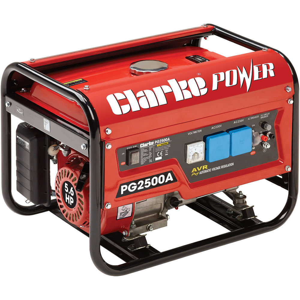 Clarke PG2500A 2.2kVA Petrol Generator