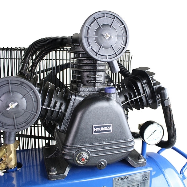 Hyundai HY70100P 7HP 90 Litre10.7 CFM Petrol Air Compressor