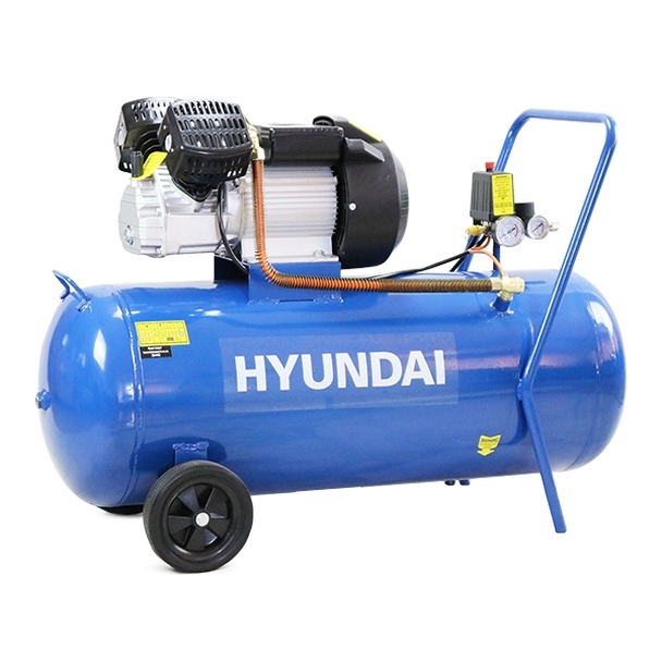 Hyundai HY30100V 3HP 100 Litre 14 CFM V Twin Direct Drive Electric Air Compressor