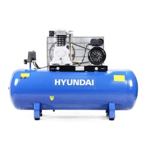 Hyundai HY3150S 3HP 150 Litre 14 CFM Twin Cylinder, Belt Drive Electric Air Compressor (230V)