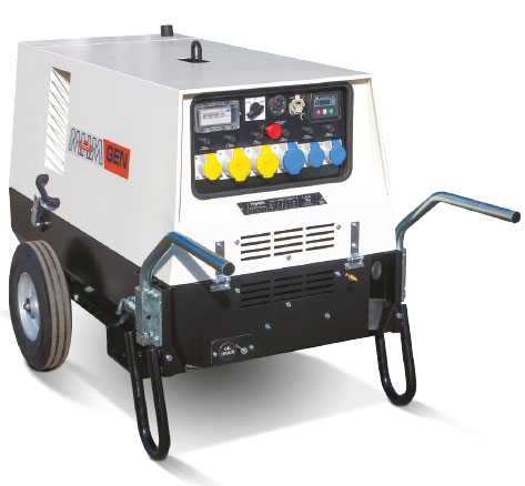 MHM MG10000 SSKH-5 Diesel Generator inc. Wheel Kit