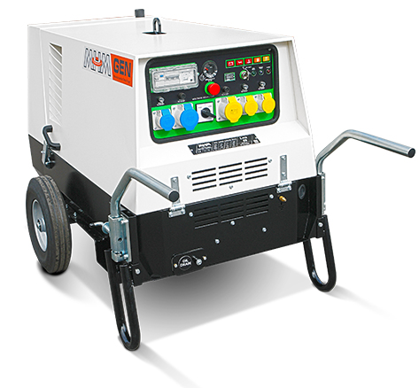 MHM MG10000 SSKH-5-ECO Diesel Generator inc. Wheel Kit
