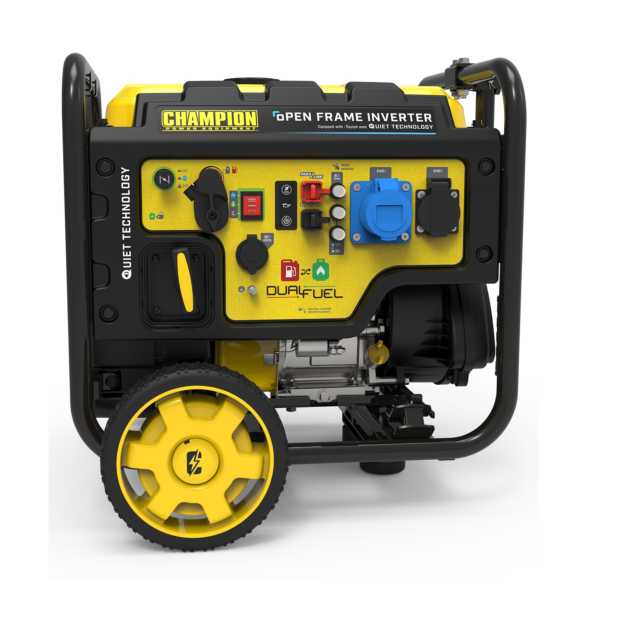 Champion CPG4000DHYDF Dual Fuel Frame Type Inverter Generator