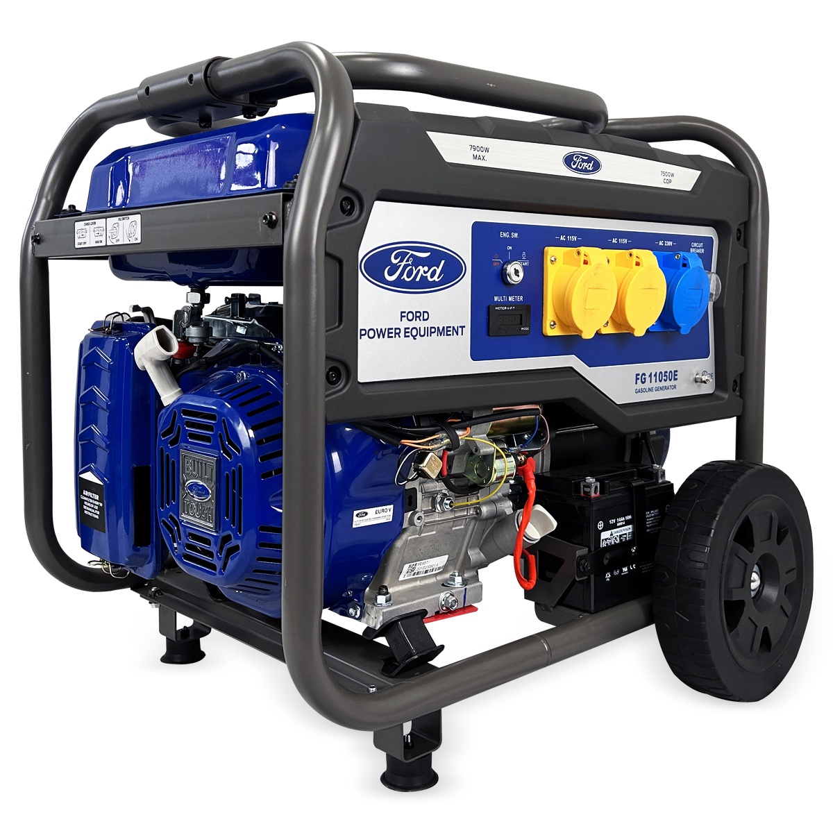 Ford-FG11050E-Q-Series-Electric-Start-Petrol-Generator-Side-Front-Angle