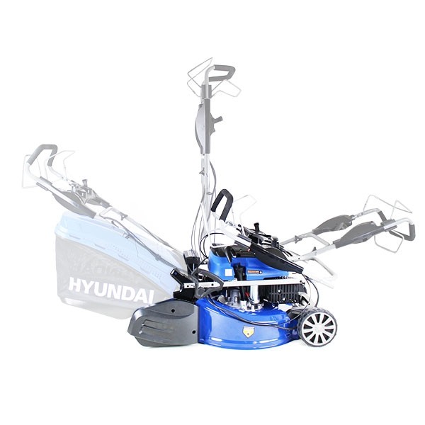 Hyundai HYM480SPER Self Propelled Electric Start Petrol Roller Lawn Mower Generators Direct