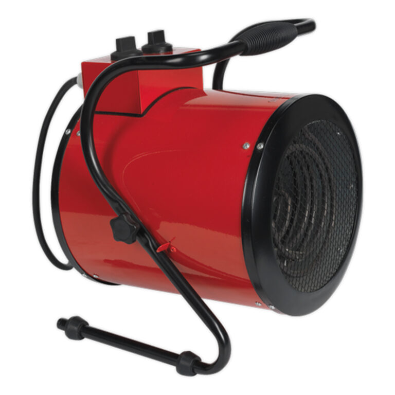 Sealey-EH5001-5kW-Industrial-Electric-Fan-Heater-415V-3ph-side-left