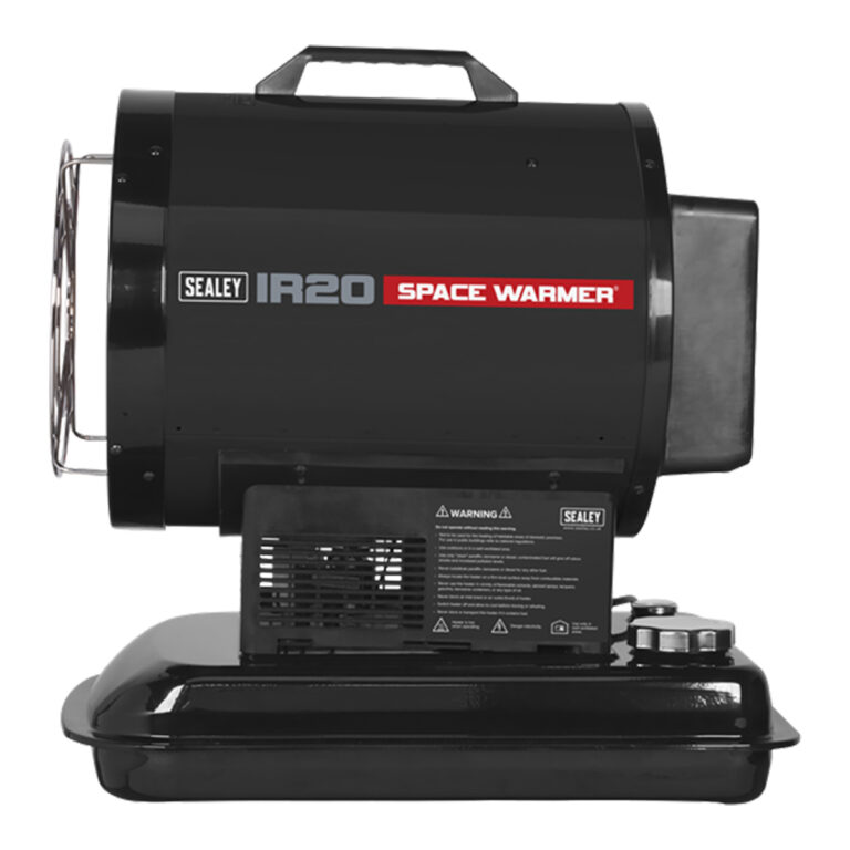 Sealey-IR20-20kW-Infrared-Halogen-Heater-Diesel-Paraffin-or-Kerosene-230V-Side