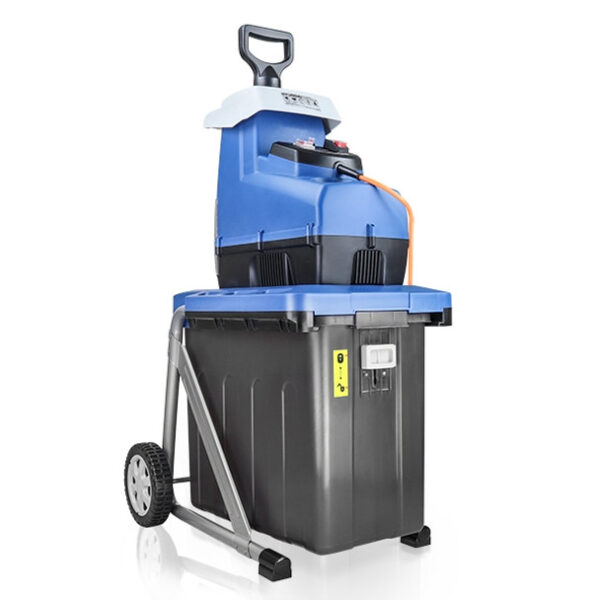 Front view of the Hyundai HYCH2800ES Quiet Electric Garden Shredder 2.8kW 230v.