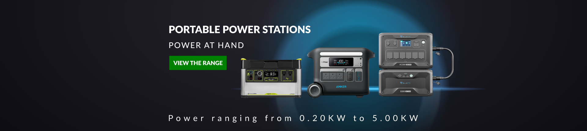 Portable Power Station banner