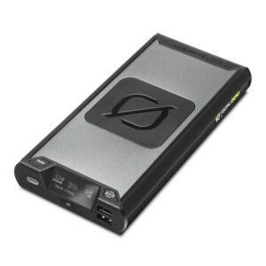 Front view of Goal Zero Sherpa 100PD power bank.