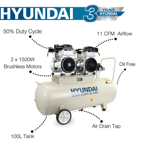 hyundai-100-litre-silenced-air-compressor-3000w-electric-oil-free-4hp-or-hy2150100__96873