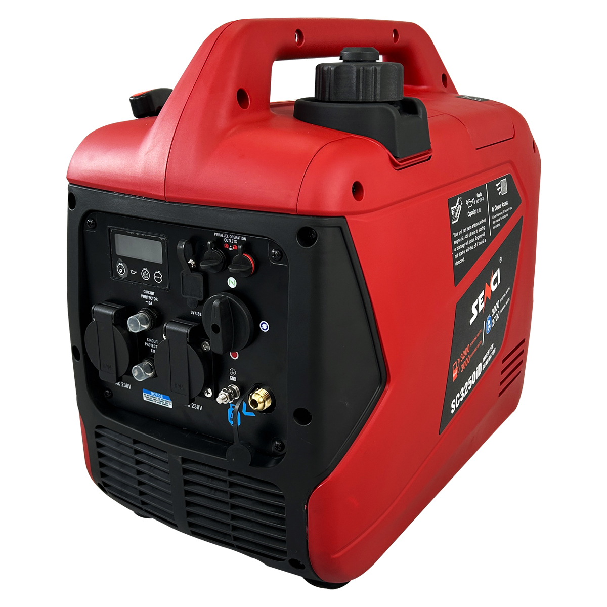 senci-3250iD-Duel-fuel-inverter-generator-angle