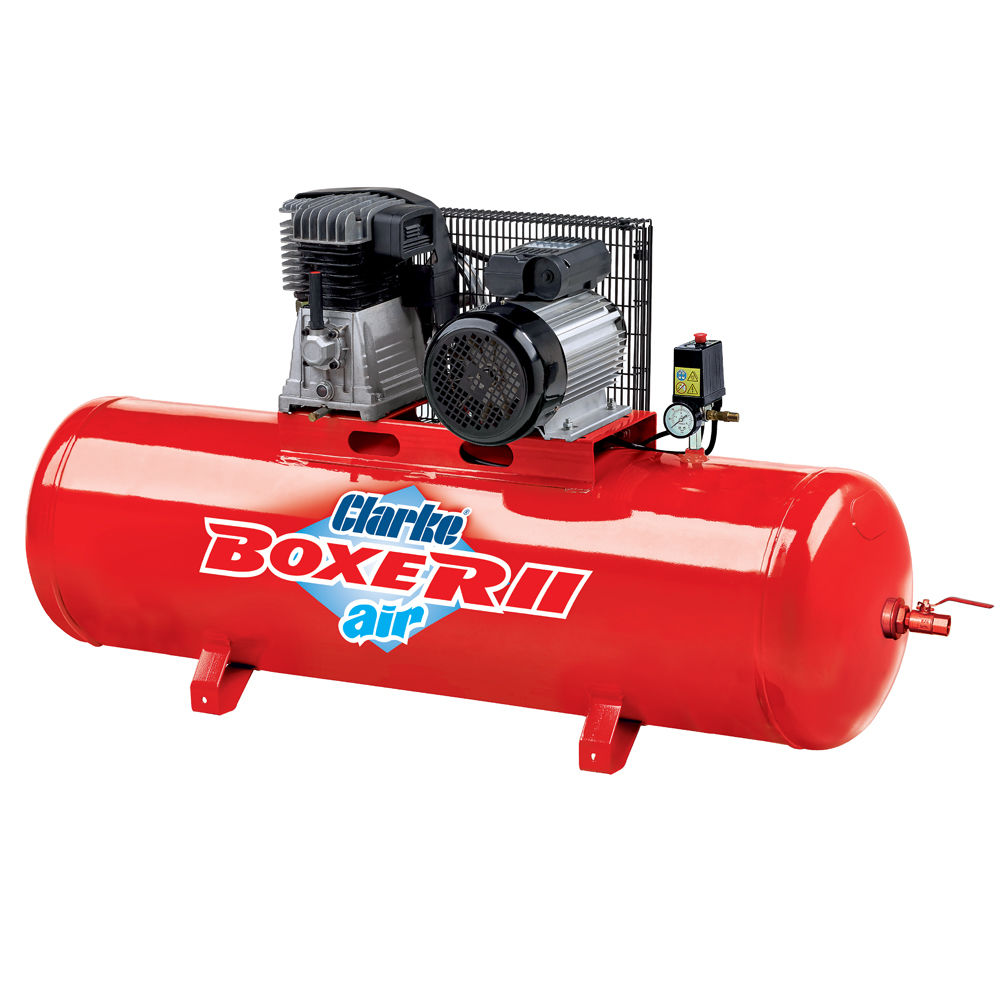 Clarke 200L 4HP Industrial Air Compressor Generators Direct