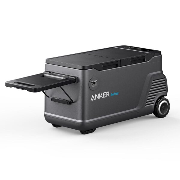 Anker-EverFrost-Powered-Cooler-50L-side-view-chopping-board-carry-handle