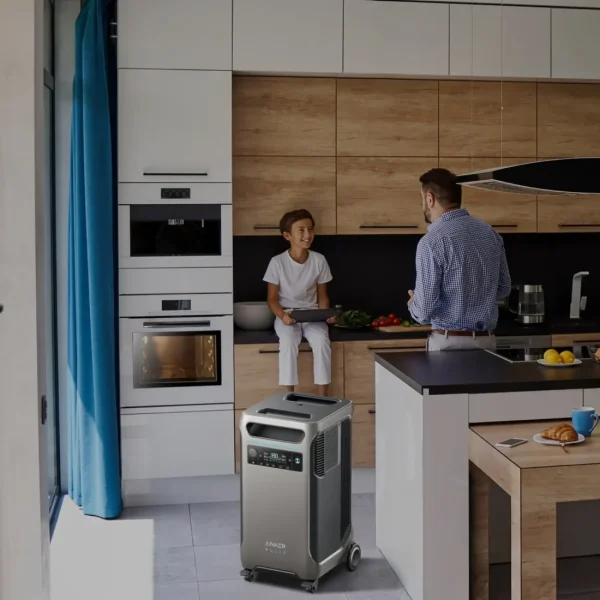 Anker SOLIX F3800 Portable Power Station-being-used-at-home