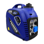 Front view of the blue Ford FG2500iS 2kW Petrol Inverter generator.