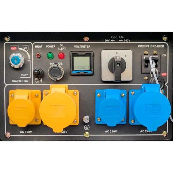 Warrior-LDG15S-UK-Diesel-Generator-control-panel