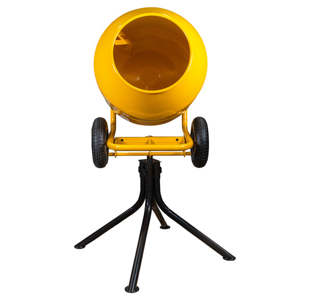 JCB 110V Electric Seam Welded Cement Mixer 550W 100 Litre Working Capacity_3