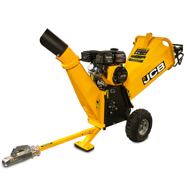 JCB 224cc 100mm Heavy-duty Petrol Wood Chipper - Generators Direct