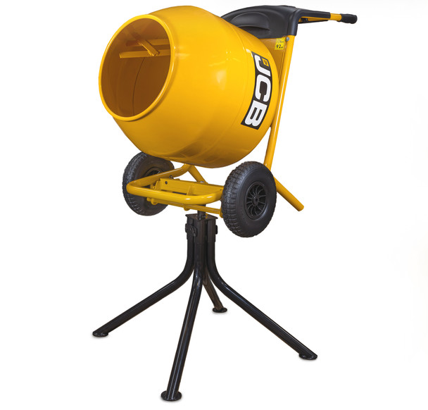 JCB 230V Electric Seam Welded Cement Mixer 550W 100 Litre Working Capacity_1