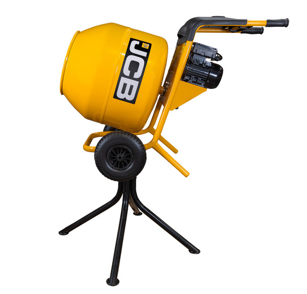 JCB 230V Electric Seam Welded Cement Mixer 550W 100 Litre Working Capacity_6
