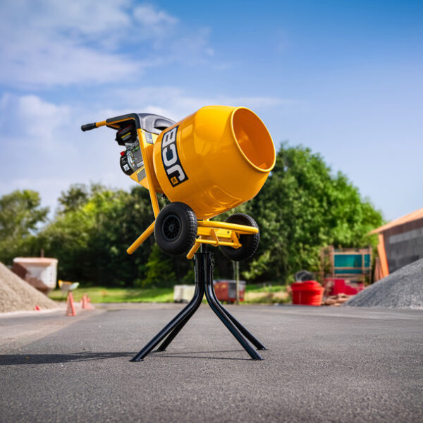 JCB Cement Mixer 133cc Petrol Engine 134L Seam Welded Drum 100L Working Capacity_12