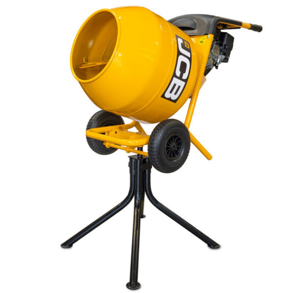 JCB Cement Mixer 133cc Petrol Engine 134L Seam Welded Drum 100L Working Capacity_3