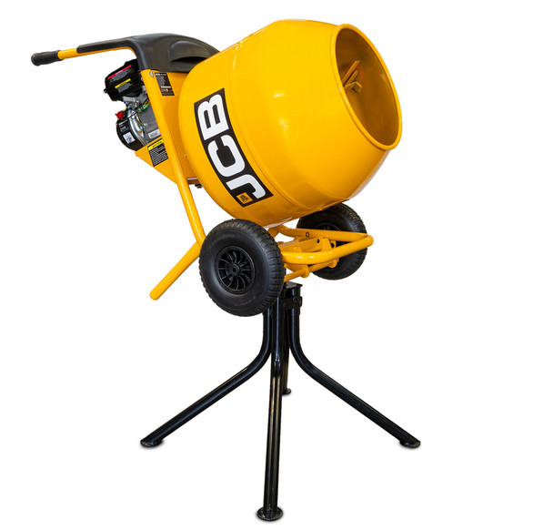 JCB Cement Mixer 133cc Petrol Engine 134L Seam Welded Drum 100L Working Capacity_7