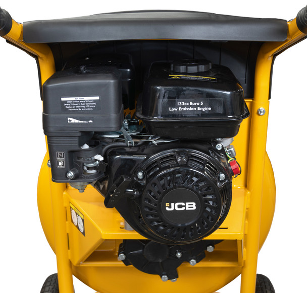 JCB Cement Mixer 133cc Petrol Engine 134L Seam Welded Drum 100L Working Capacity_9