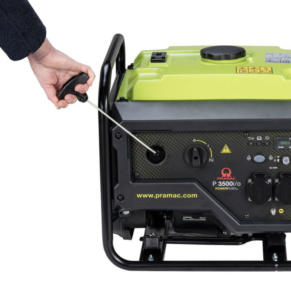Pramac P3500i-O Petrol Framed Inverter Generator-PF312SXI002-pull-cord