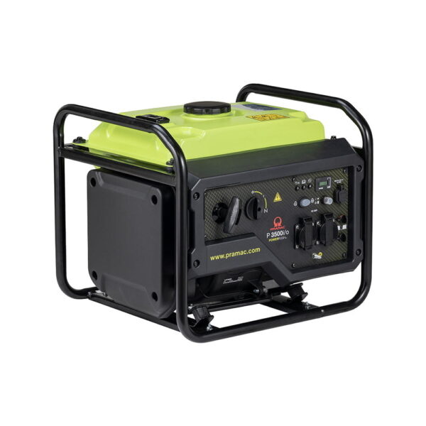 Pramac P3500i-O Petrol Framed Inverter Generator-PF312SXI002-side-angle