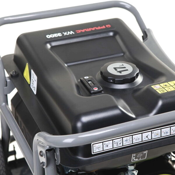 Pramac WX 3200 Petrol Framed Inverter Generator-PR242SXIZ02-Side-View-close-up