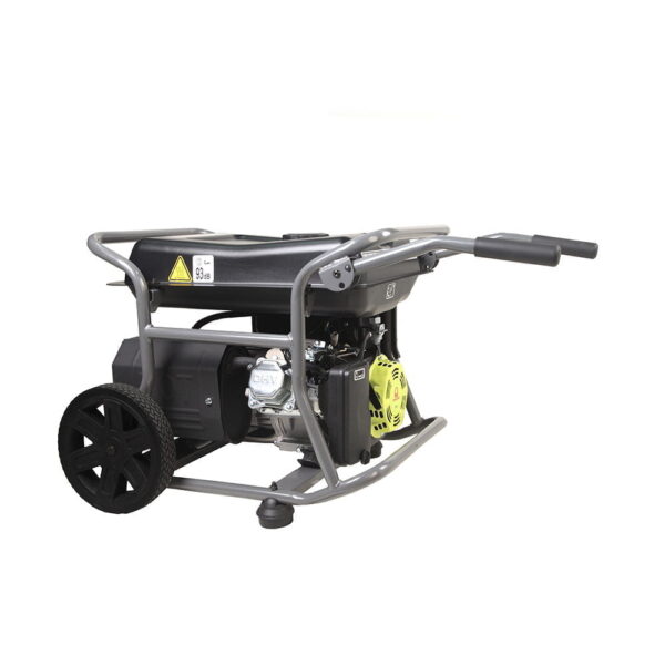 Pramac WX 6200 Petrol Framed Mounted Generator-PR532SXBZ02-side-back-view