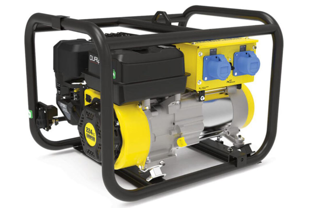 Black and yellow champion generator.