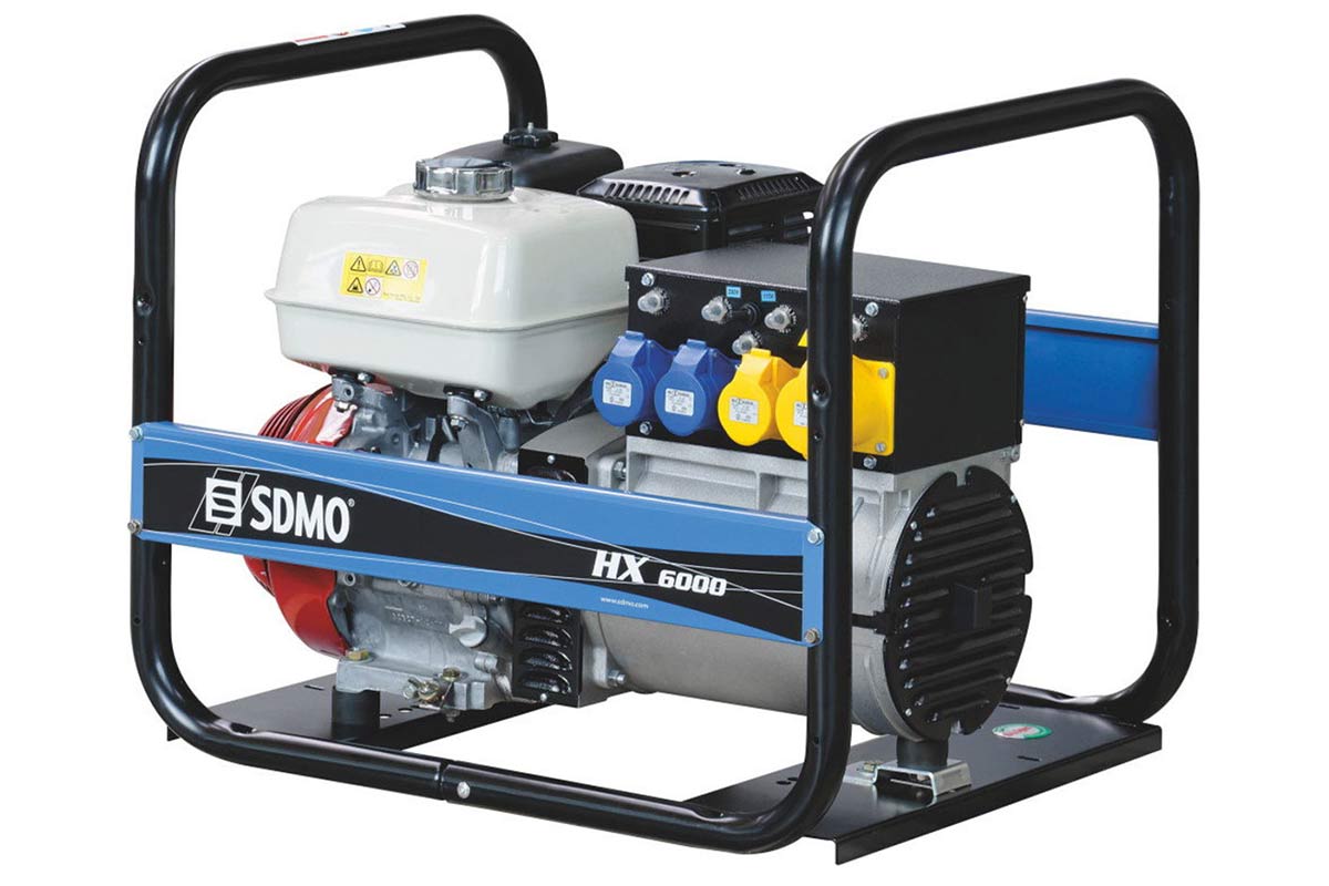 Front view of SDMO generator.