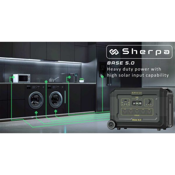 Sherpa-5.0KW-BASE-Portable-Power-Station-5040Wh-lifestyle-Image
