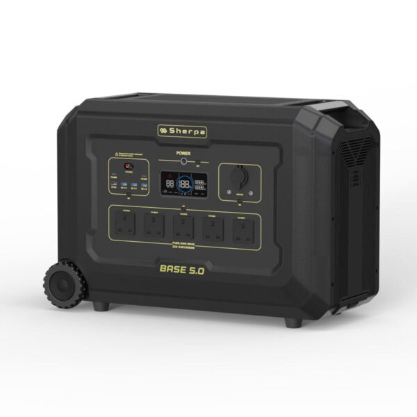 Sherpa-5.0KW-BASE-Portable-Power-Station-5040Wh-right-side-view