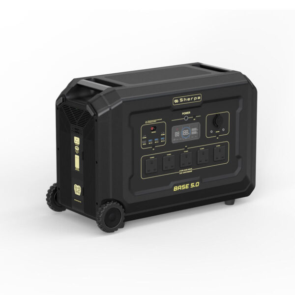 Sherpa-5.0KW-BASE-Portable-Power-Station-5040Wh-side-left-view