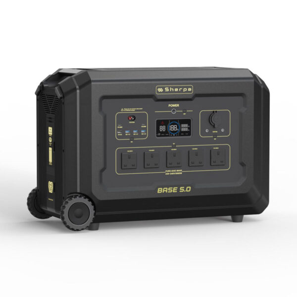 Sherpa-5.0KW-BASE-Portable-Power-Station-5040Wh-side-view-left-higher