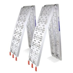 Hyundai GBR-901-2 Pair Of Folding Aluminium Loading Ramps 225cm Length 28cm Wide Capacity Up To 340kg